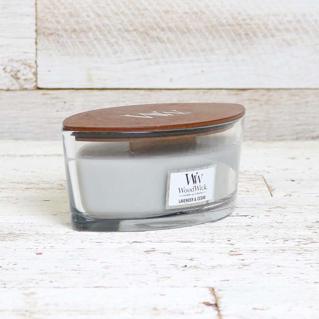 WoodWick Lavender and Cedar Ellipse Jar Candle