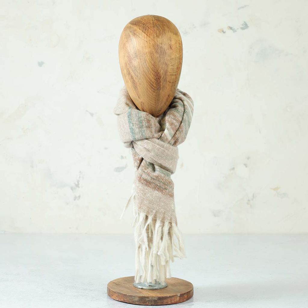 Parchment Ivy Stripe Scarf