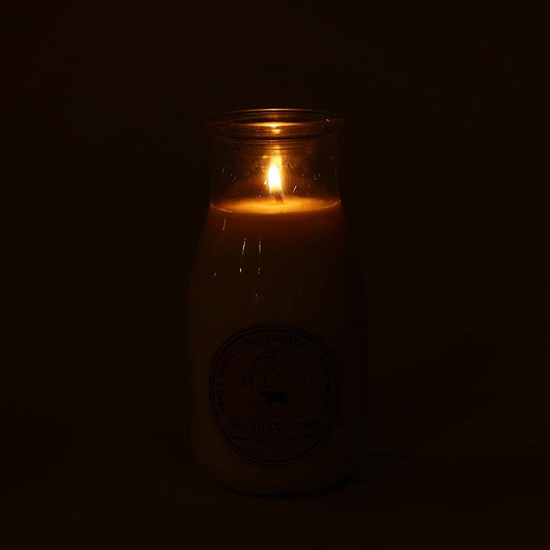 13 Oz. Coconut Cream Milk Bottle Candle