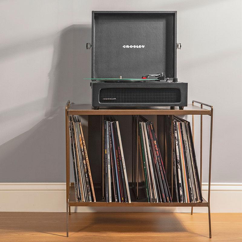 Voyager Bluetooth Vinyl Record Player - Black 1 Voyager Bluetooth Vinyl Record Player - Black