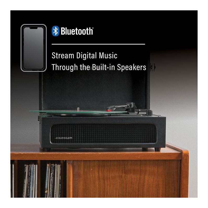 Voyager Bluetooth Vinyl Record Player - Black 4 Voyager Bluetooth Vinyl Record Player - Black
