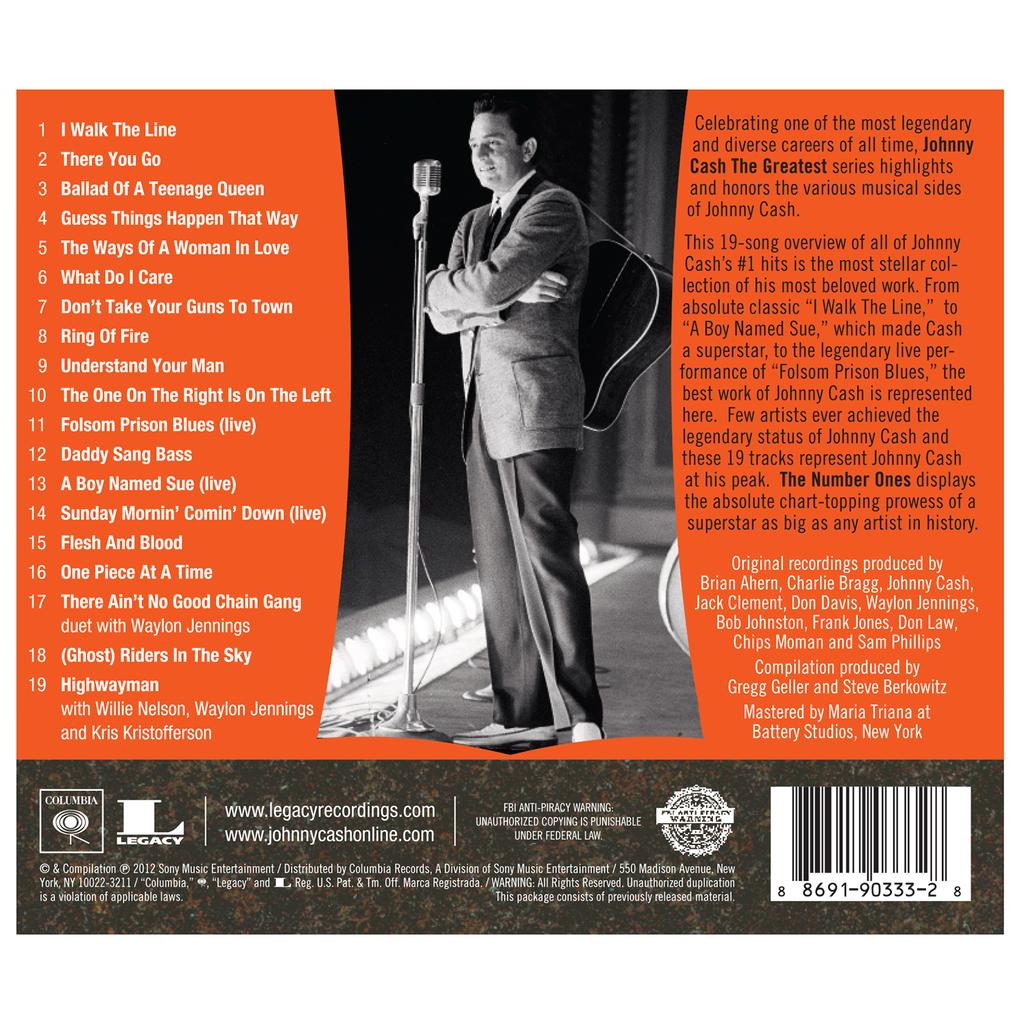 Johnny Cash - The Greatest: The Number Ones CD