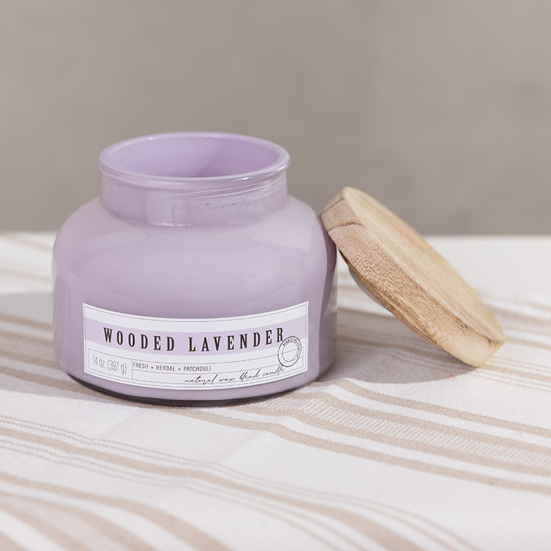 VH Home Fragrance&reg; 14 Oz. Wooded Lavender Aurora Jar