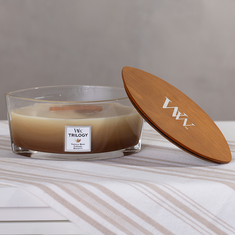 WoodWick&reg; 16 Oz. Cafe Sweets Trilogy Ellipse Jar