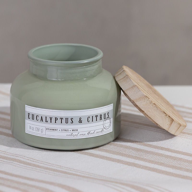 VH Home Fragrance&reg; 14 Oz. Eucalyptus and Citrus Aurora Jar