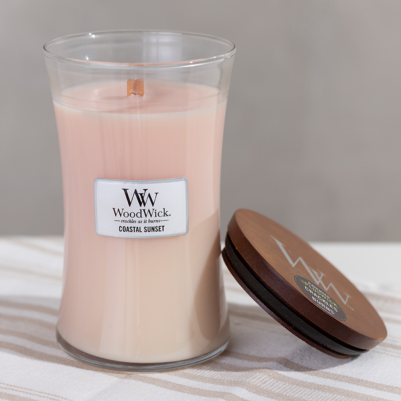 WoodWick&reg; 21.5 Oz. Coastal Sunset Hourglass Jar
