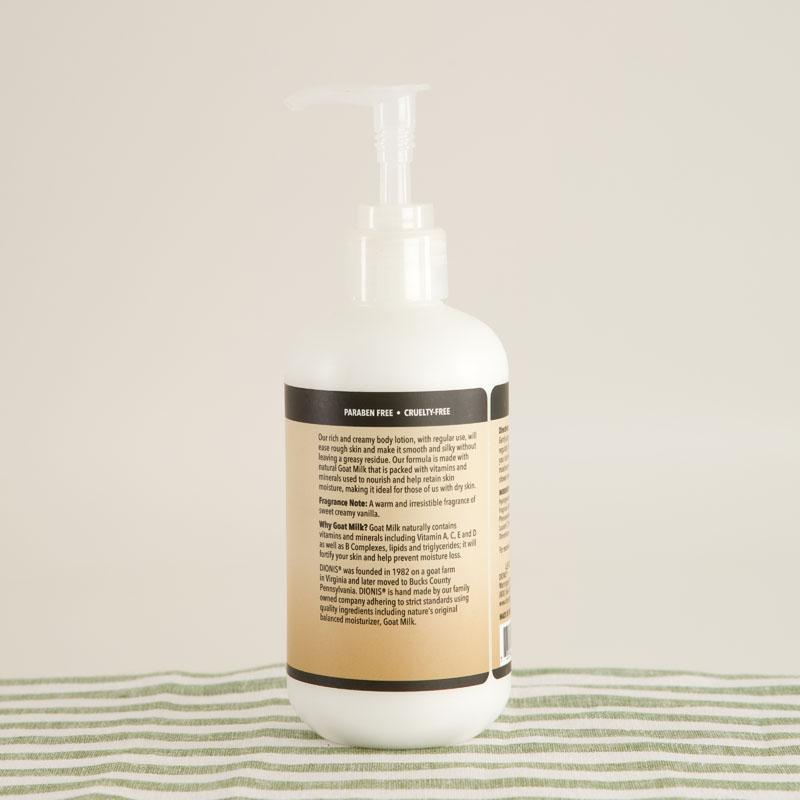 Dionis &reg; Goat Milk Lotion - Vanilla Bean