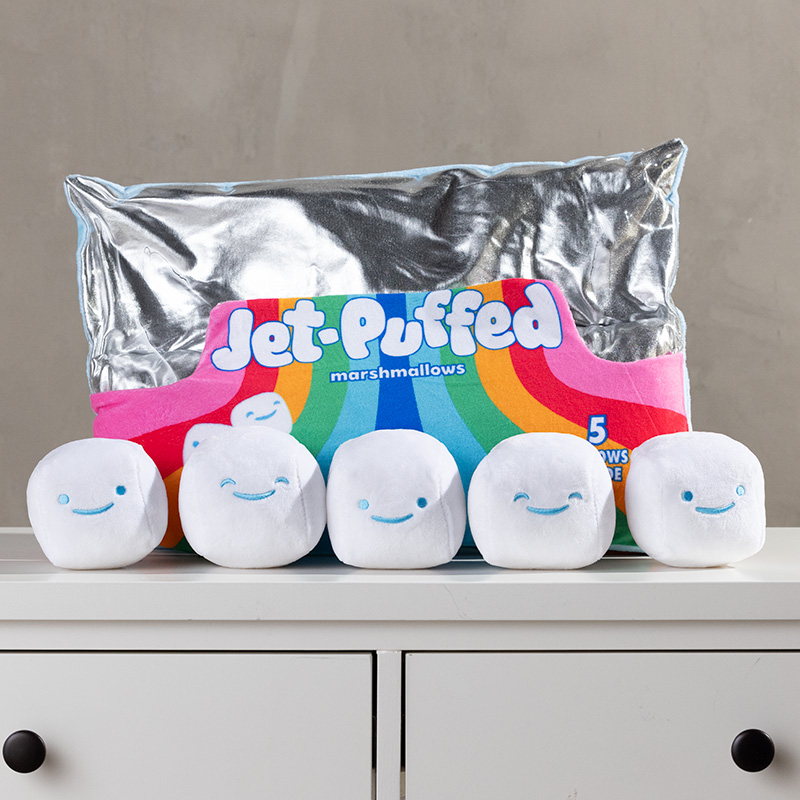 Jet Puffed Marshmallow Packaging Plush