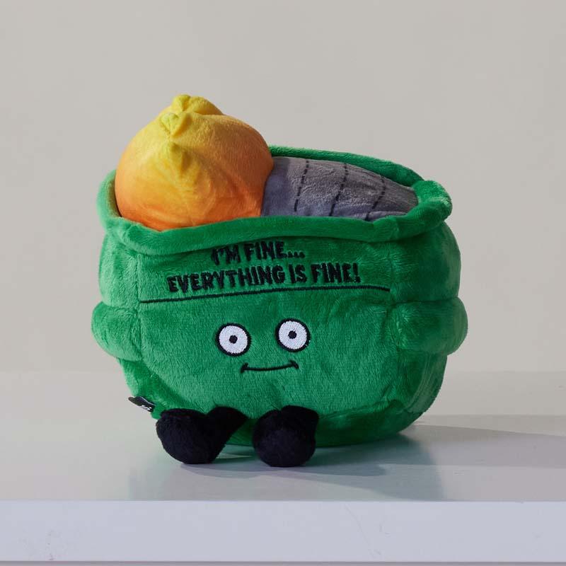 Punchkins&reg; I'm Fine Dumpster Fire Plush