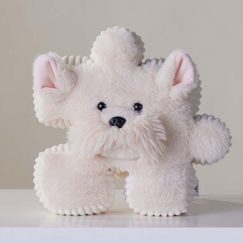 9" Chloe Dog Pluzzles Plush
