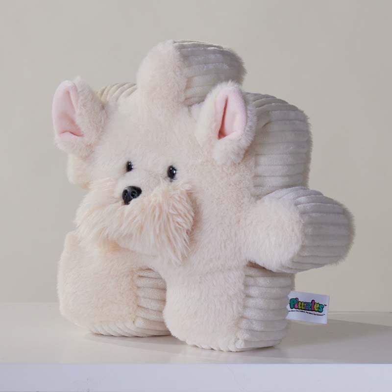 9" Chloe Dog Pluzzles Plush