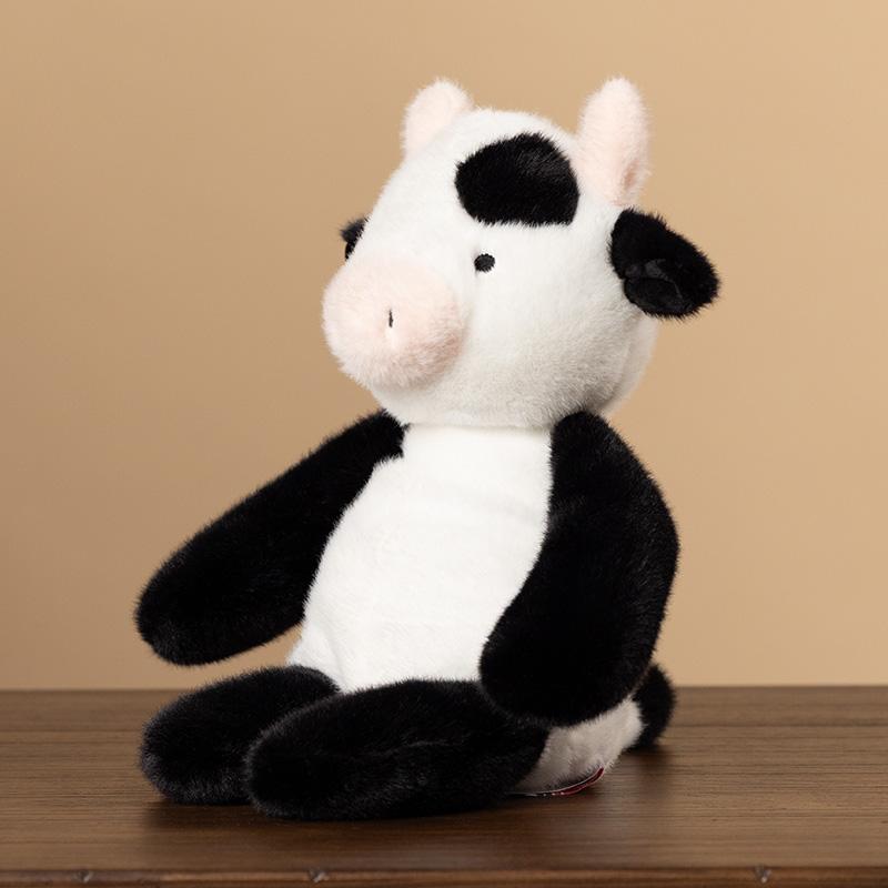 13" Nelle Cow Bean Bag Plush