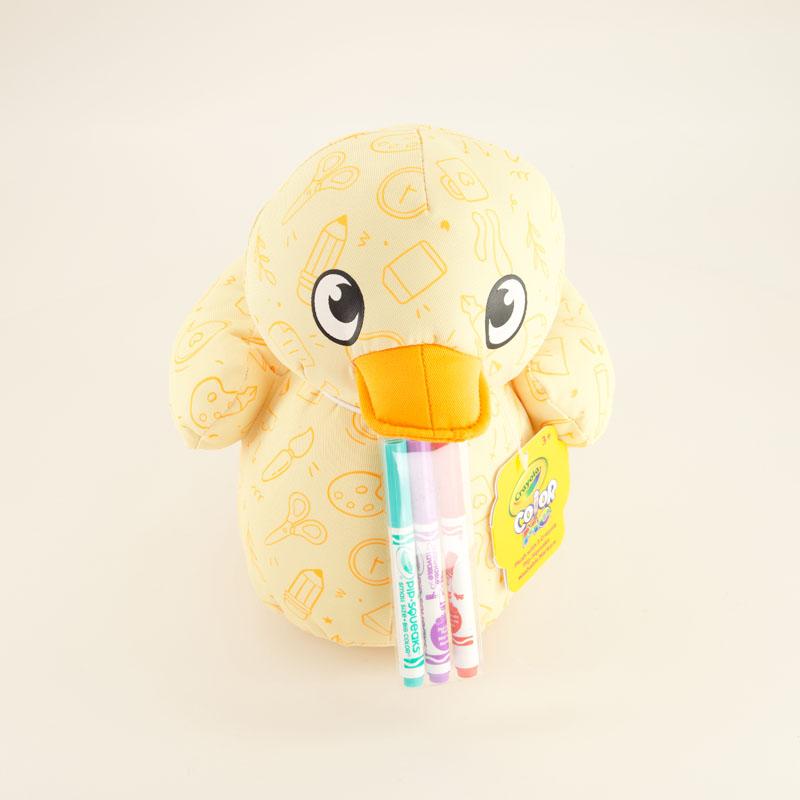 Crayola Color Me Duck Plush with Washable Markers