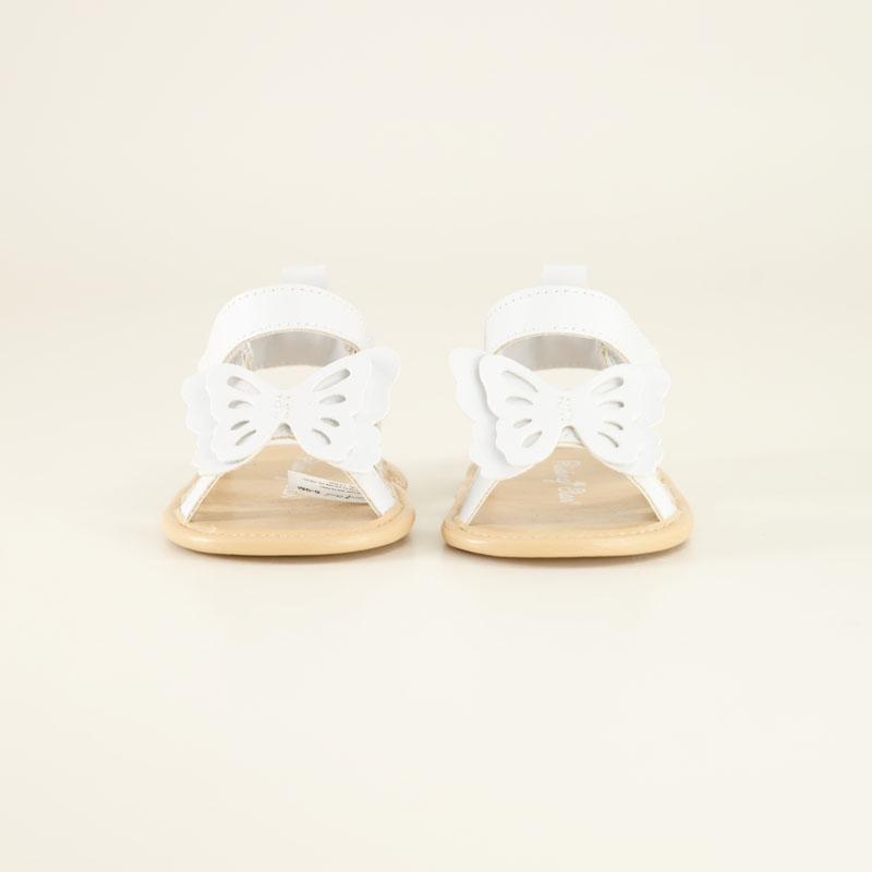 Infant White Butterfly Sandals