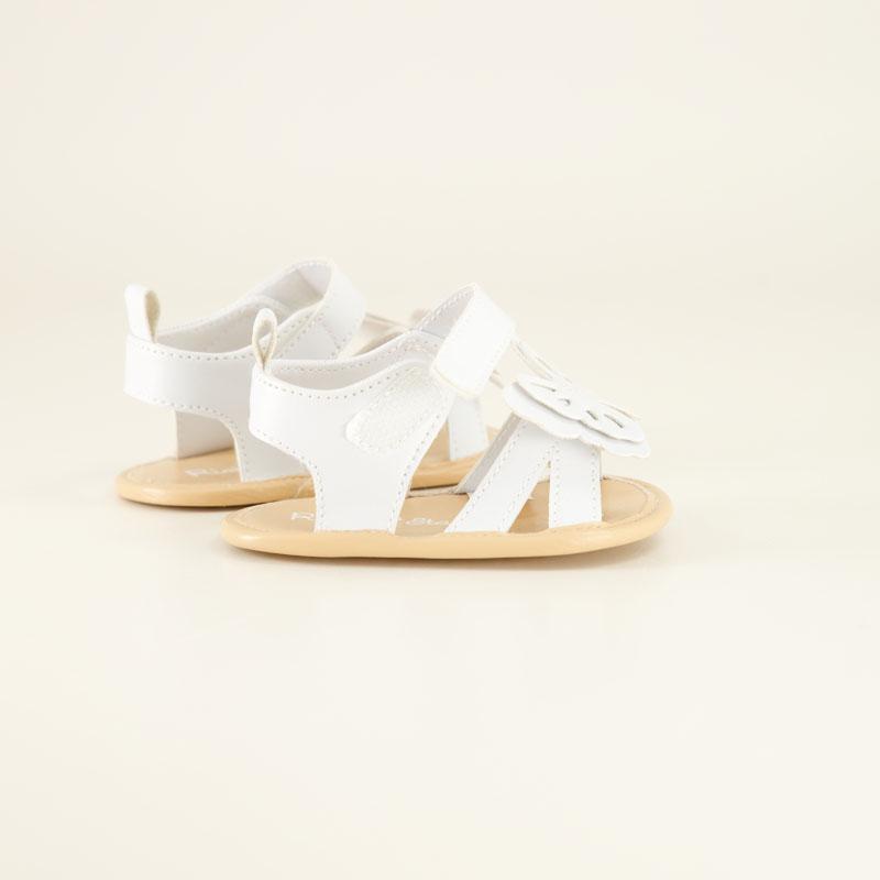 Infant White Butterfly Sandals