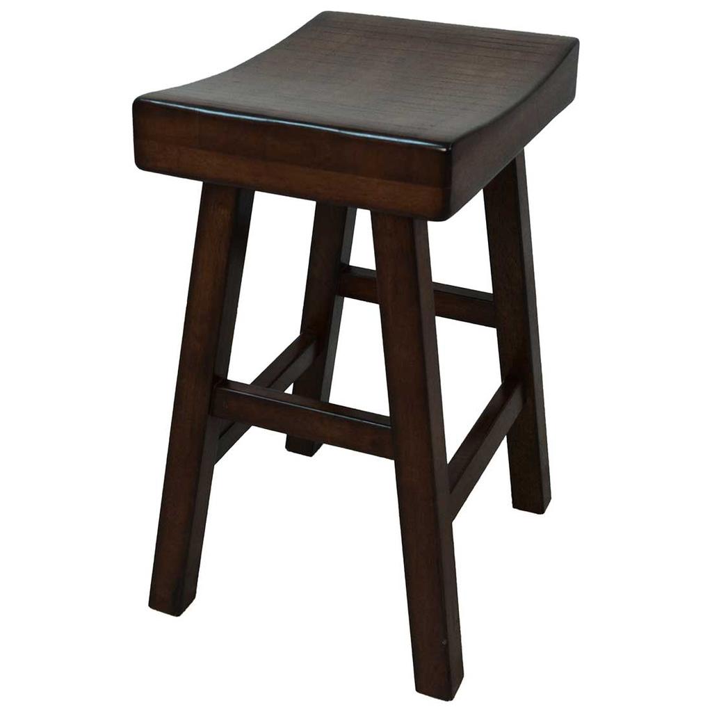 Naomi Saddle Seat Counter Stool