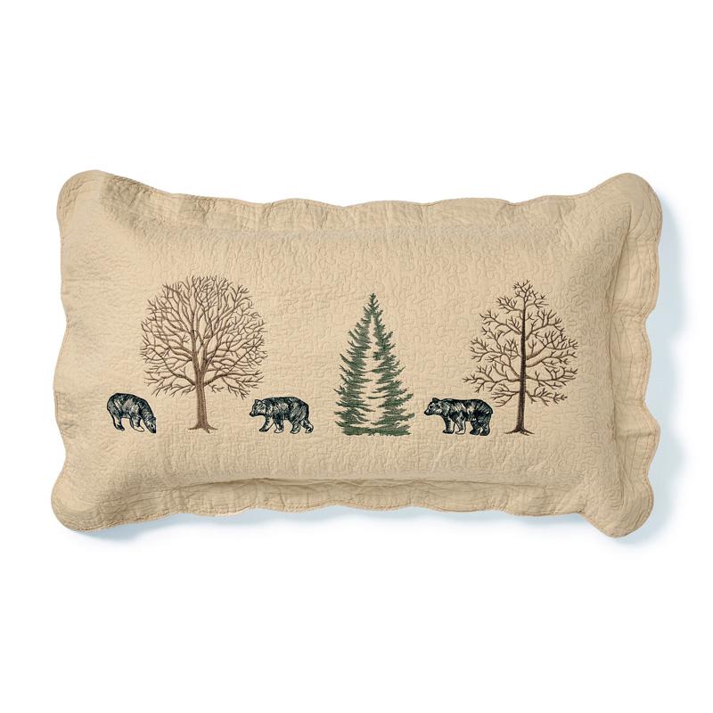 Bear Creek Quilted King Sham by Donna Sharp