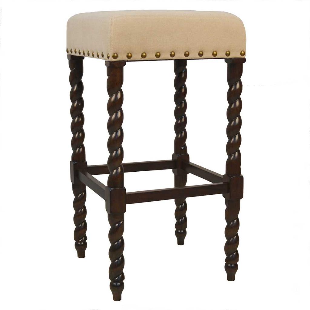 Marisol Upholstered Nailhead Bar Stool