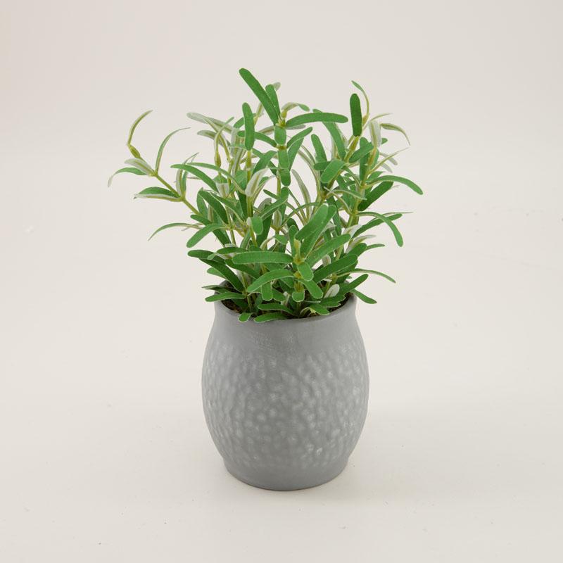 Faux Greenery in Small Vase