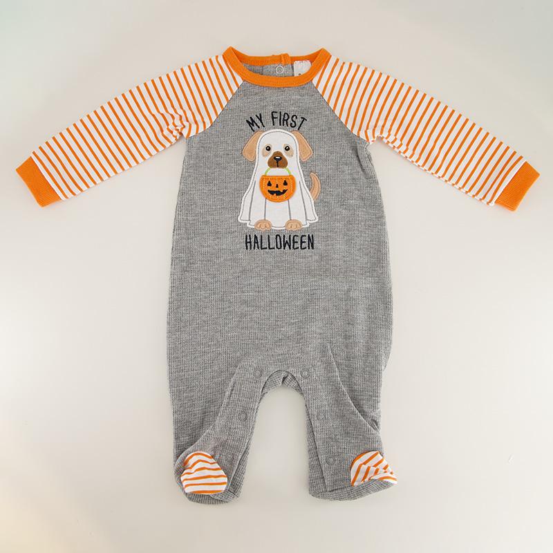 Infant My First Halloween Footsie Set