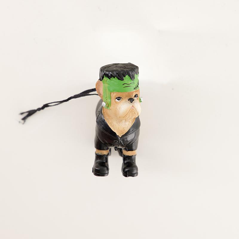 Bulldog in Monster Costume Ornament