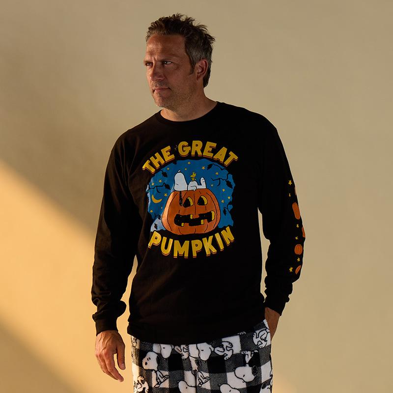 Great Pumpkin Black Long Sleeve Tee