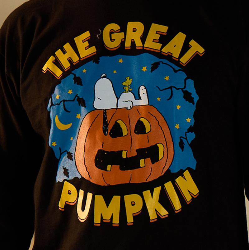 Great Pumpkin Black Long Sleeve Tee