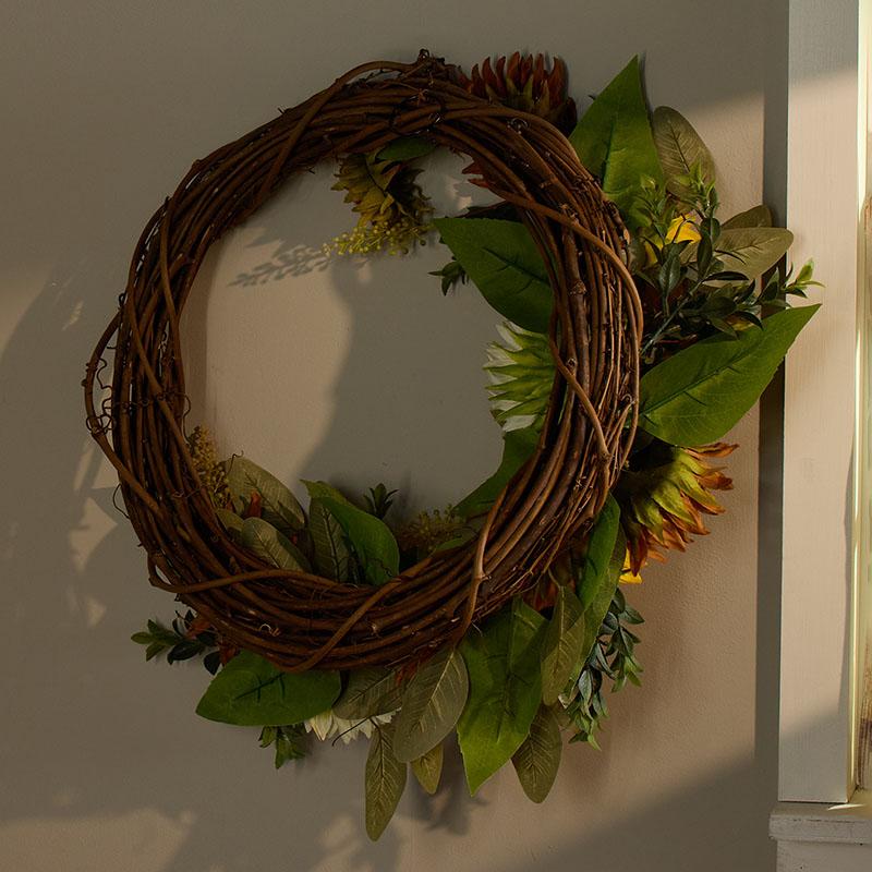 Harvest Floral Wreath