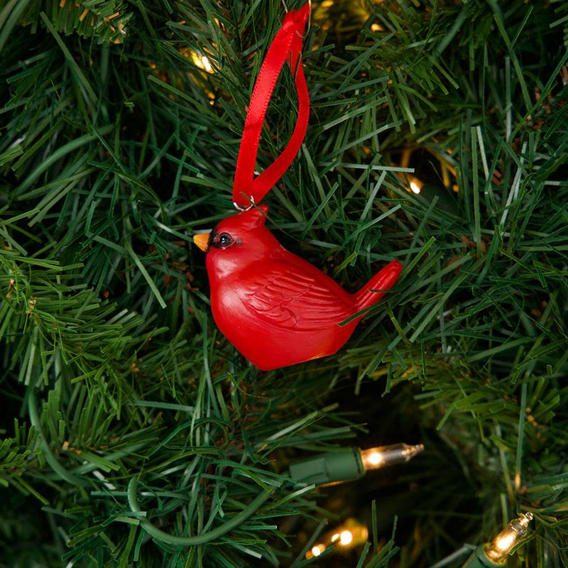 Resin Cardinal Ornament 4 Resin Cardinal Ornament