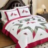 Cardinal Pieced King Quilt