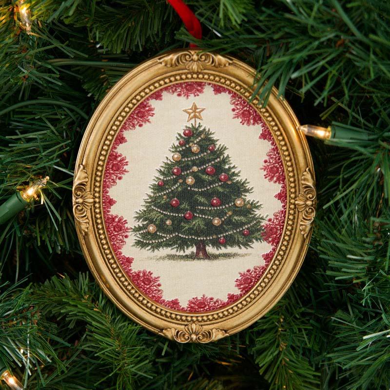 Framed Christmas Tree Ornament 6 Framed Christmas Tree Ornament