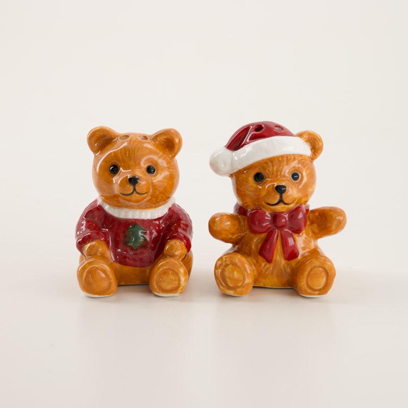 Teddy Bear Mini Pepper Shaker 4 Teddy Bear Mini Pepper Shaker