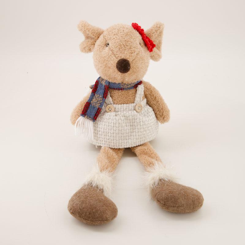 Girl Fabric Sitting Mouse