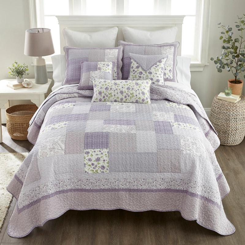 Lavender Rose Patchwork Quilt by Donna Sharp - King