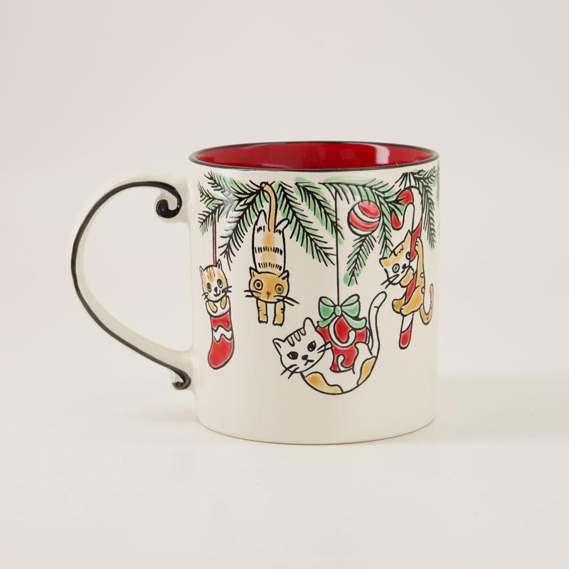 Christmas Cats 21 Oz. Mug 2 Christmas Cats 21 Oz. Mug