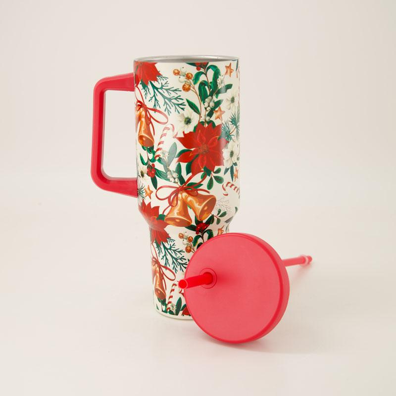 Vintage Christmas 40 Oz. Tumbler