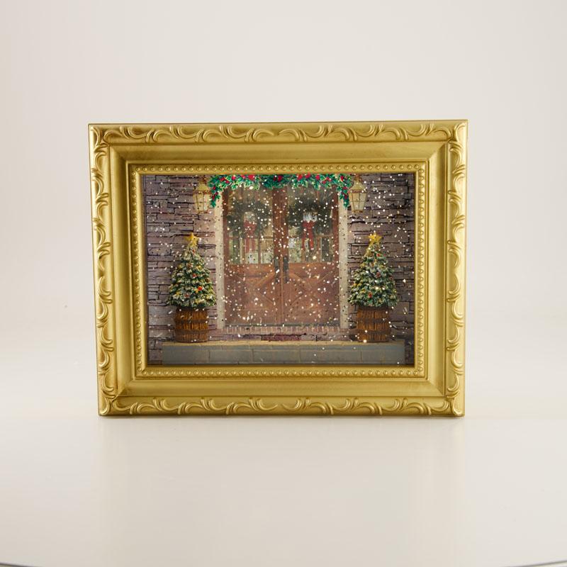 LED Picture Frame Glitter Globe 1 LED Picture Frame Glitter Globe