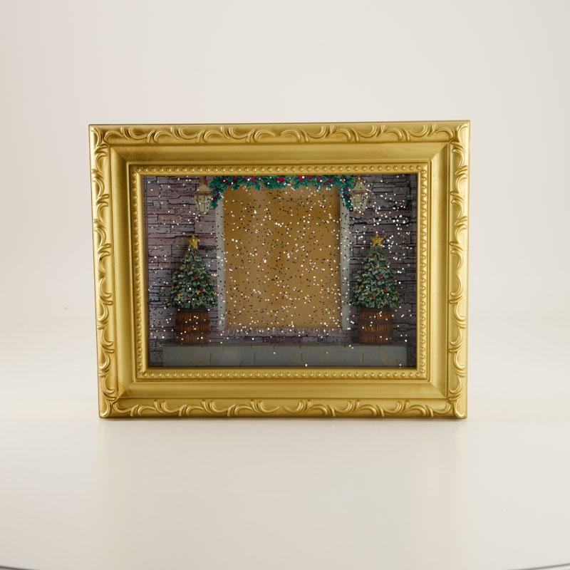 LED Picture Frame Glitter Globe 3 LED Picture Frame Glitter Globe