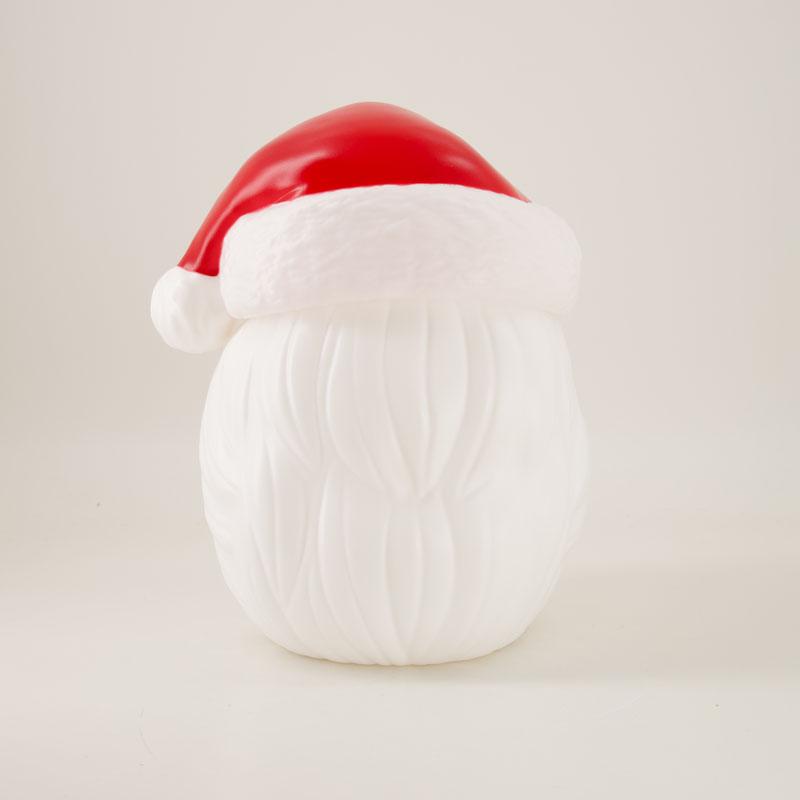African American Blow Mold Santa Cookie Jar