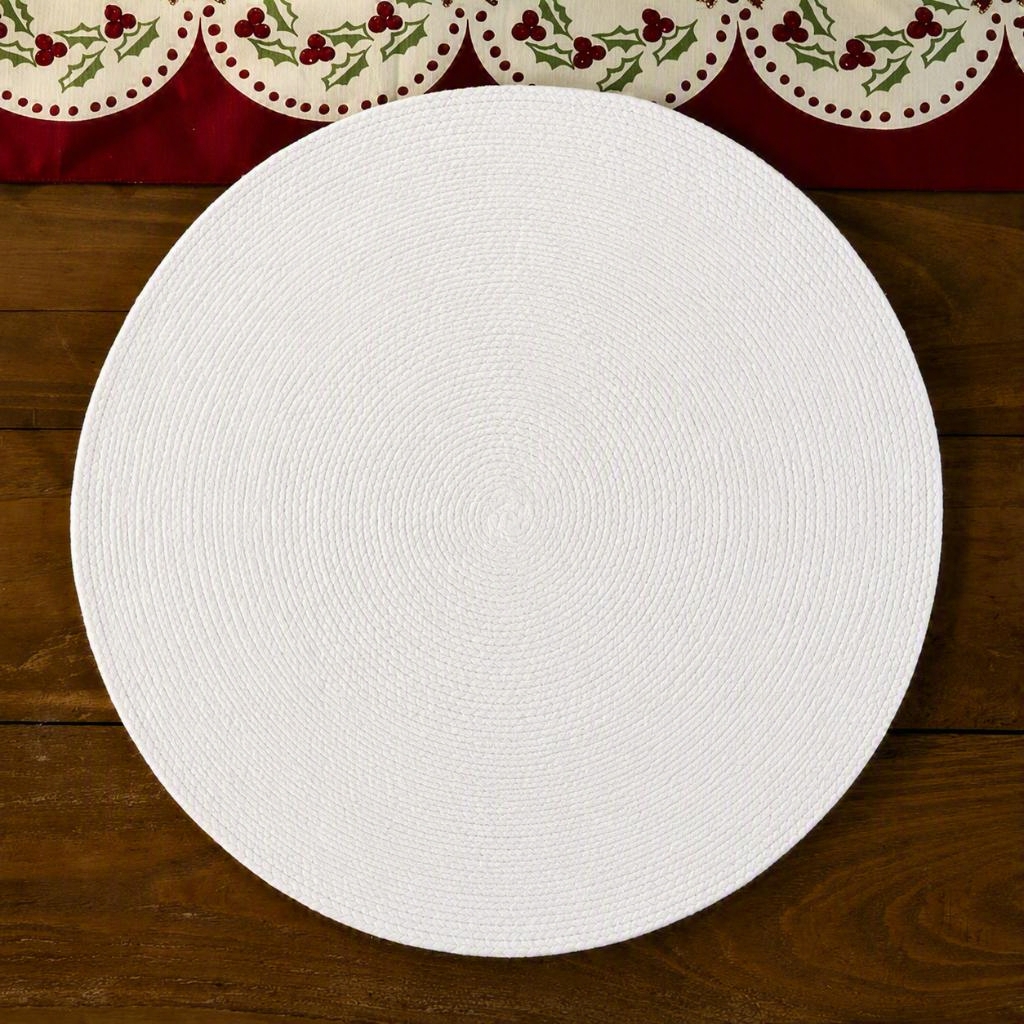 Christmas Wreath Braided Placemat