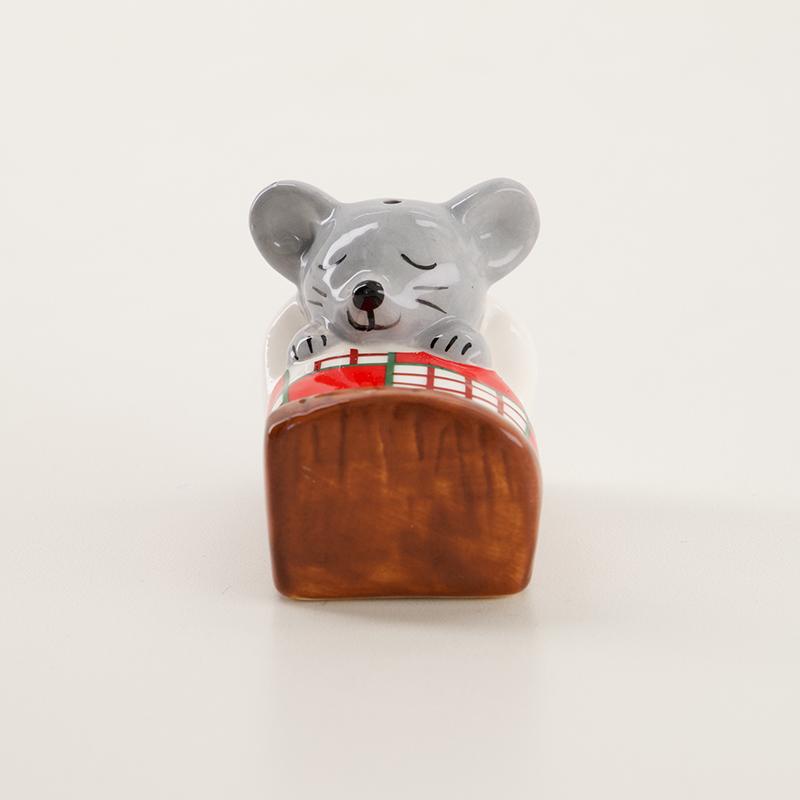 Sleeping Mouse Mini Pepper Shaker