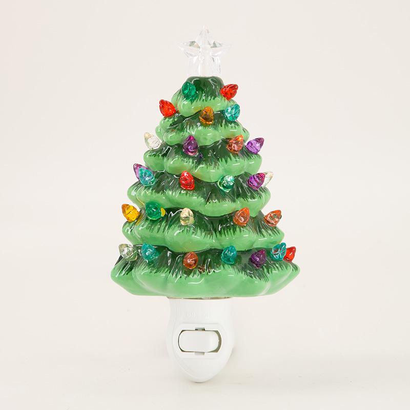 Ceramic Christmas Tree Night Light 7 Ceramic Christmas Tree Night Light