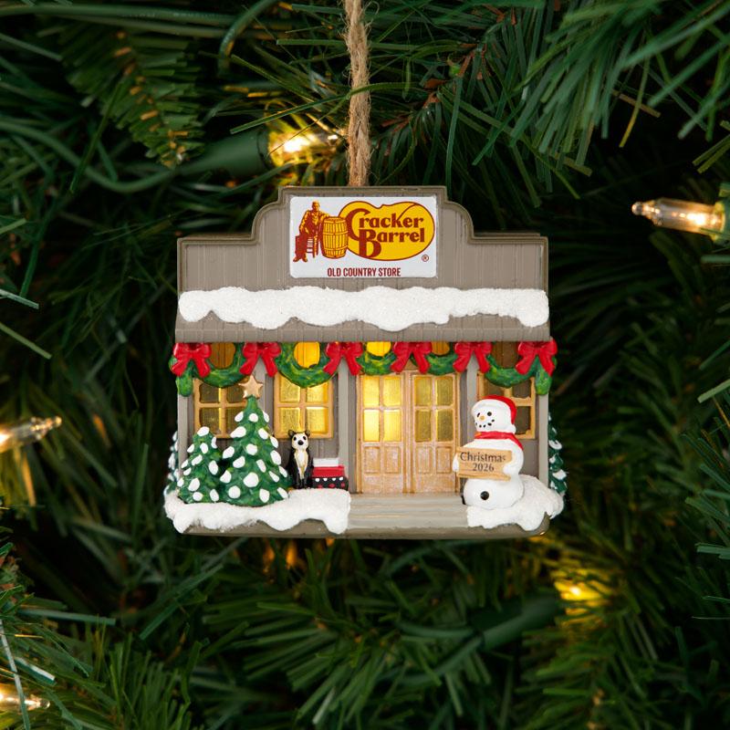 LED Cracker Barrel Store Ornament