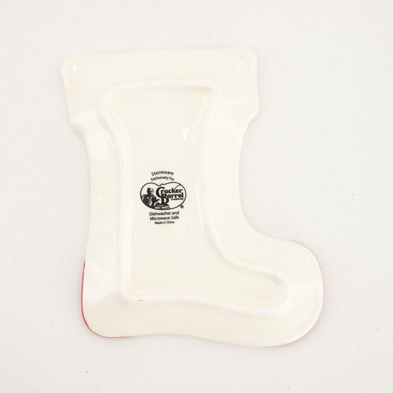 White Stocking Spoon Rest
