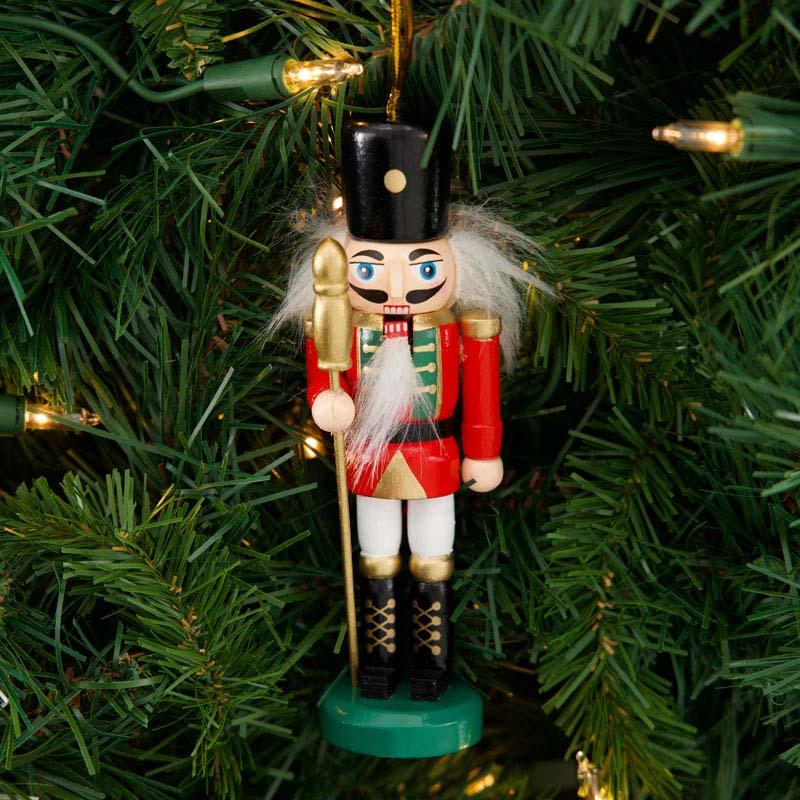Wooden Nutcracker Ornament 9 Wooden Nutcracker Ornament