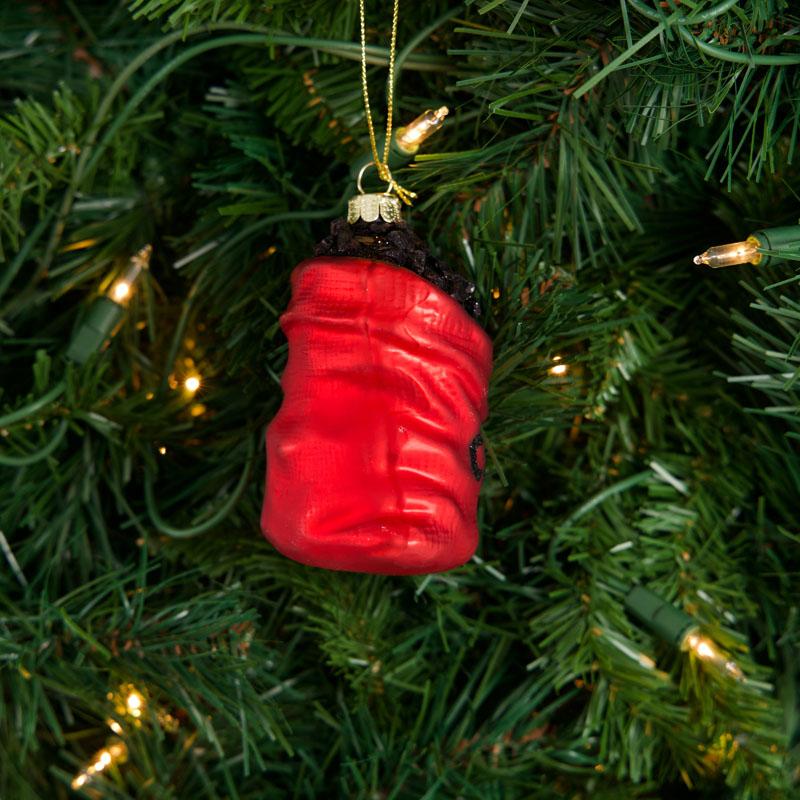 Glass Sack of Coal Ornament 2 Glass Sack of Coal Ornament