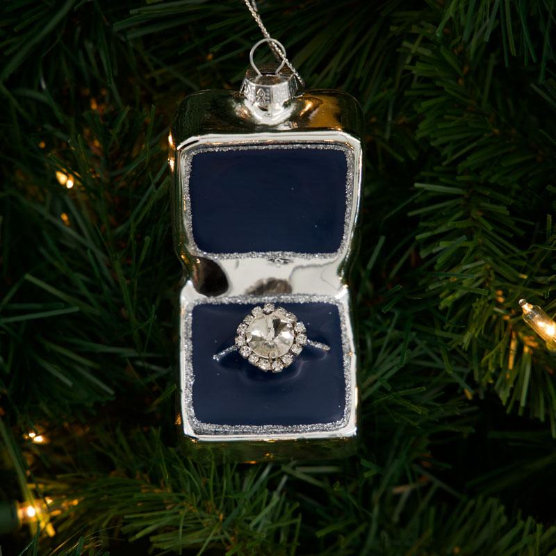 Glass Ring Box Ornament