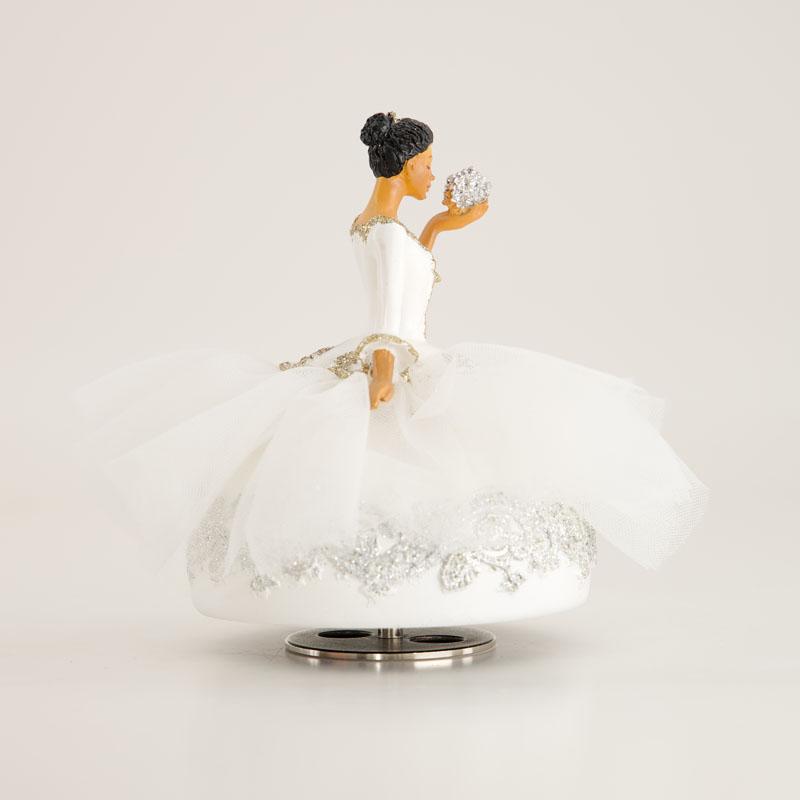 African American Ballerina Music Box