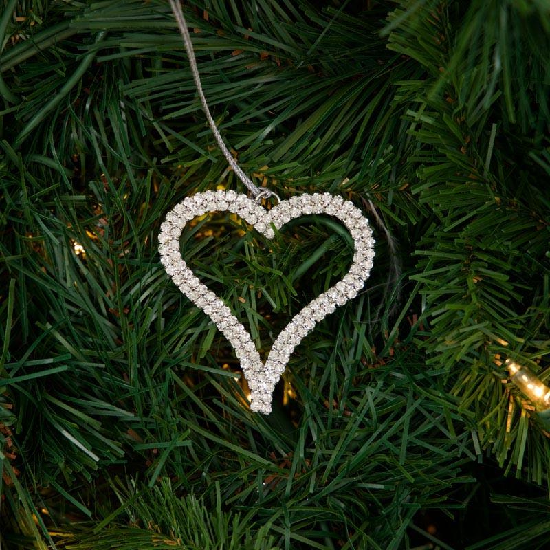 Jeweled Heart Ornament