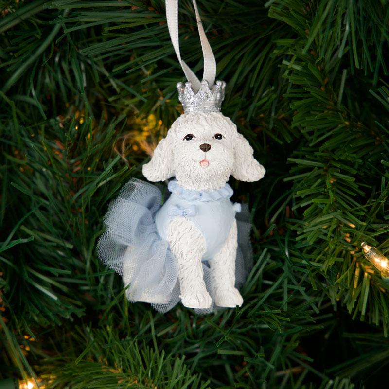 Ballerina Dog Ornament